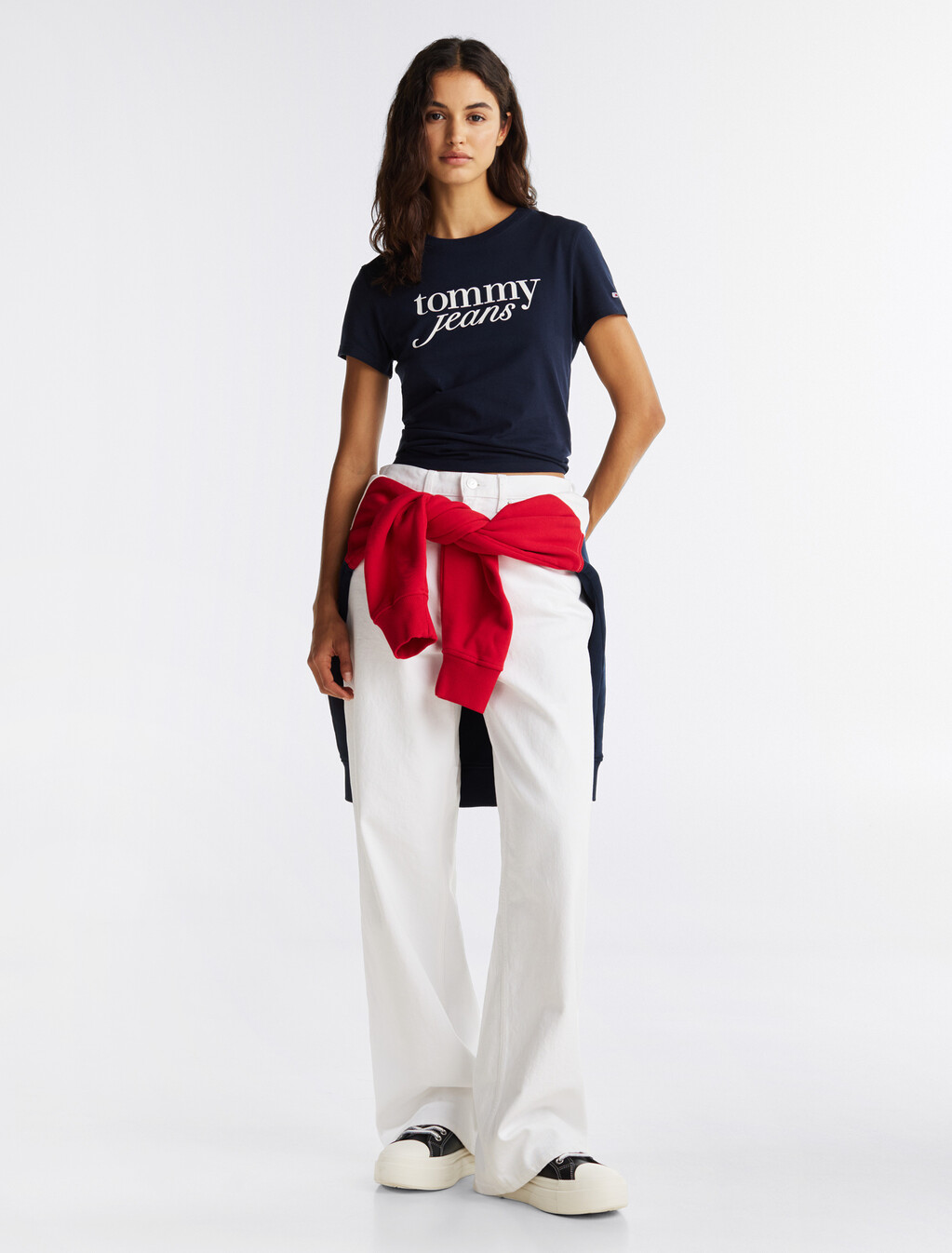 Logo Slim T-Shirt, Dark Night Navy, hi-res