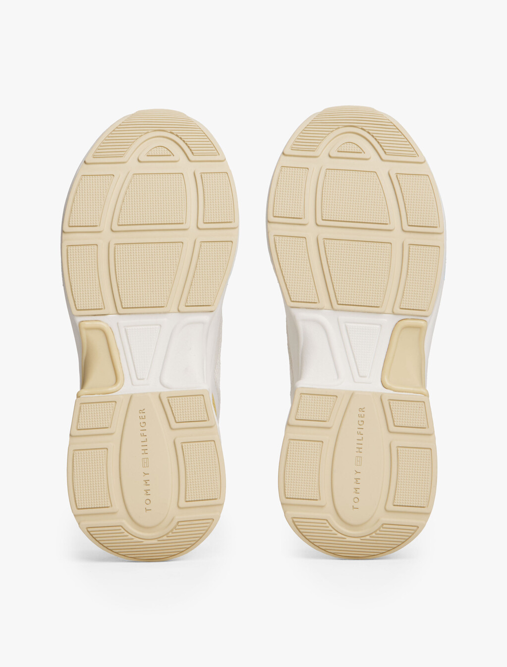 Leather Mixed Texture Chunky Trainers, Ancient White, hi-res