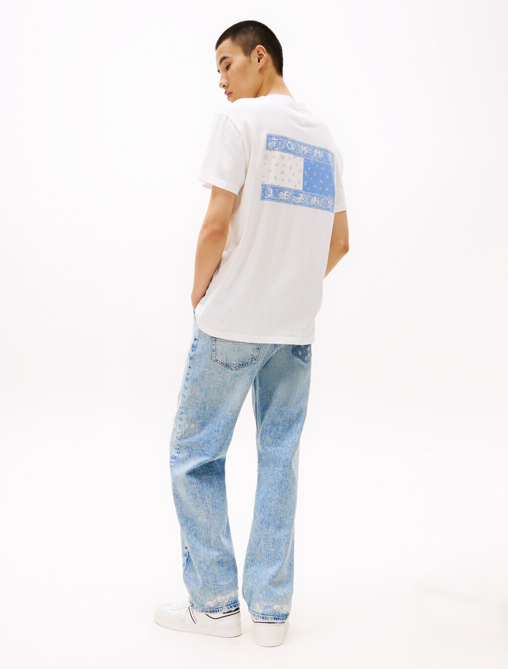 Paisley Back Logo T-Shirt, Ecru, hi-res