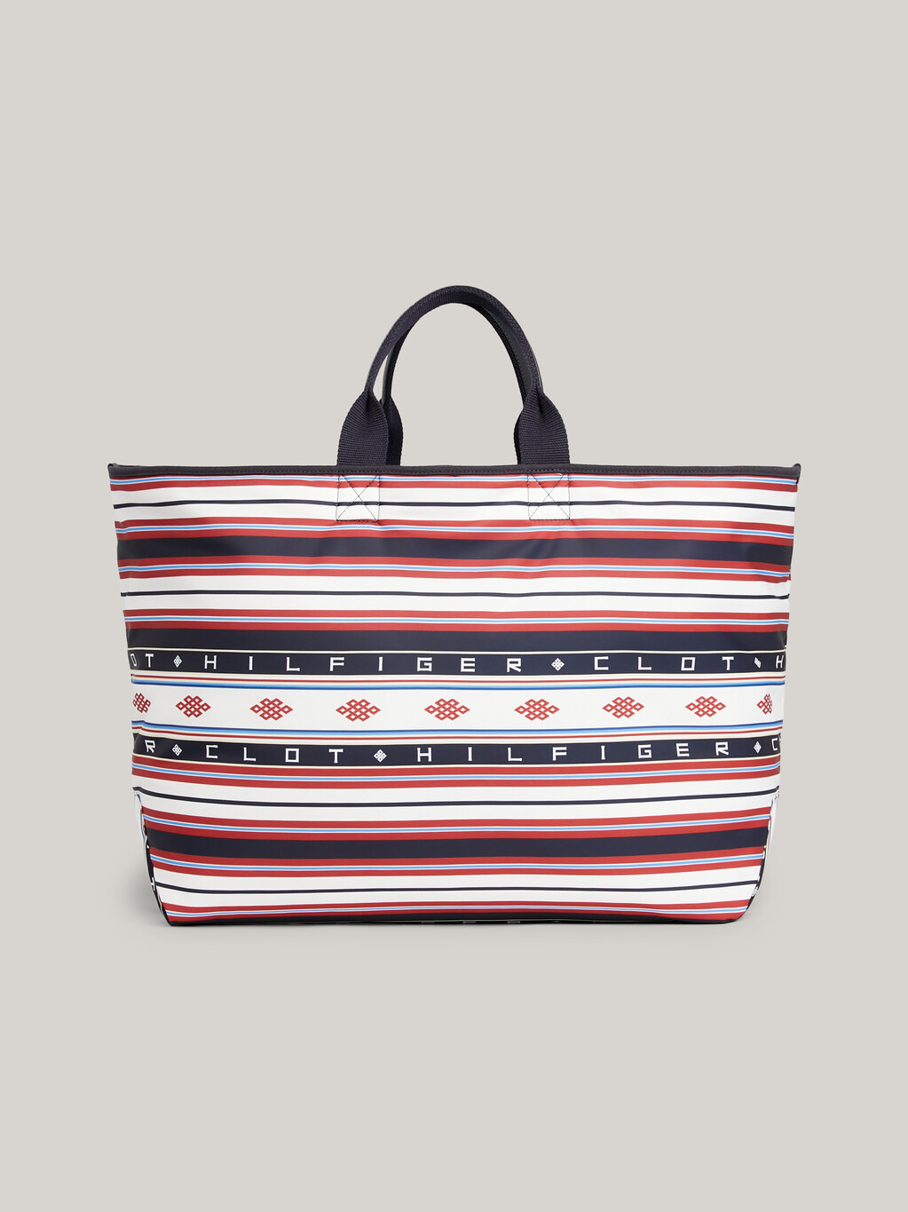Tommy x CLOT Reversible Stripe Tote, Space Blue, hi-res