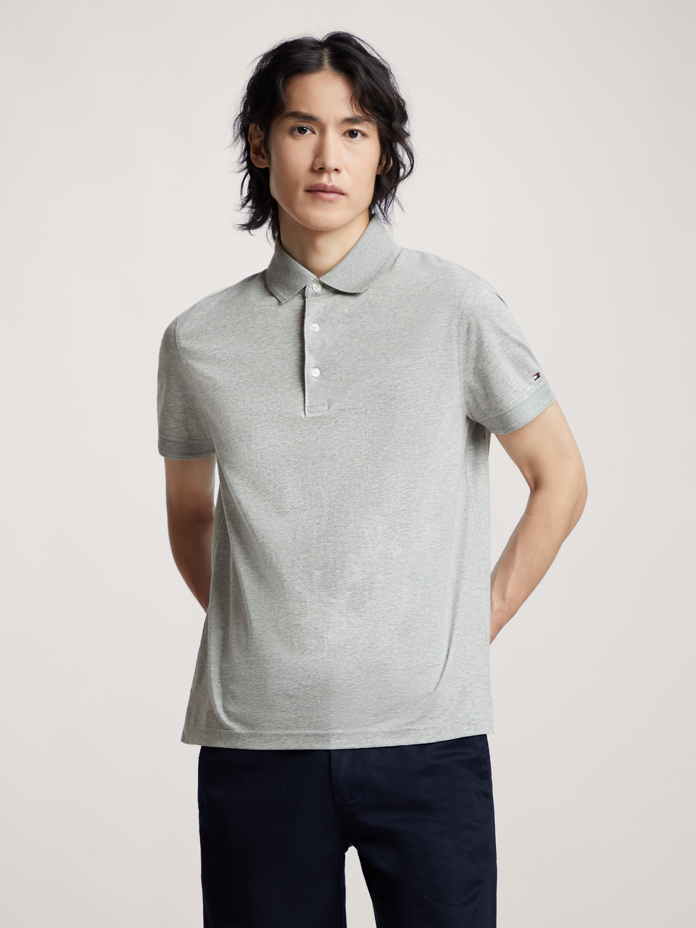Mercerised Slim Fit Polo Tommy Hilfiger Malaysia