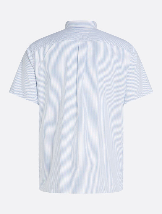 Heritage Oxford Stripe Shirt, Shirt Blue / Optic White Heritage Oxford Stripe Shirt