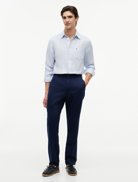 Dover Elasticated Regular Twill Chinos