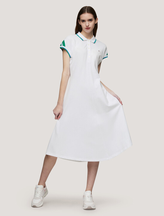 Tipped Polo Dress