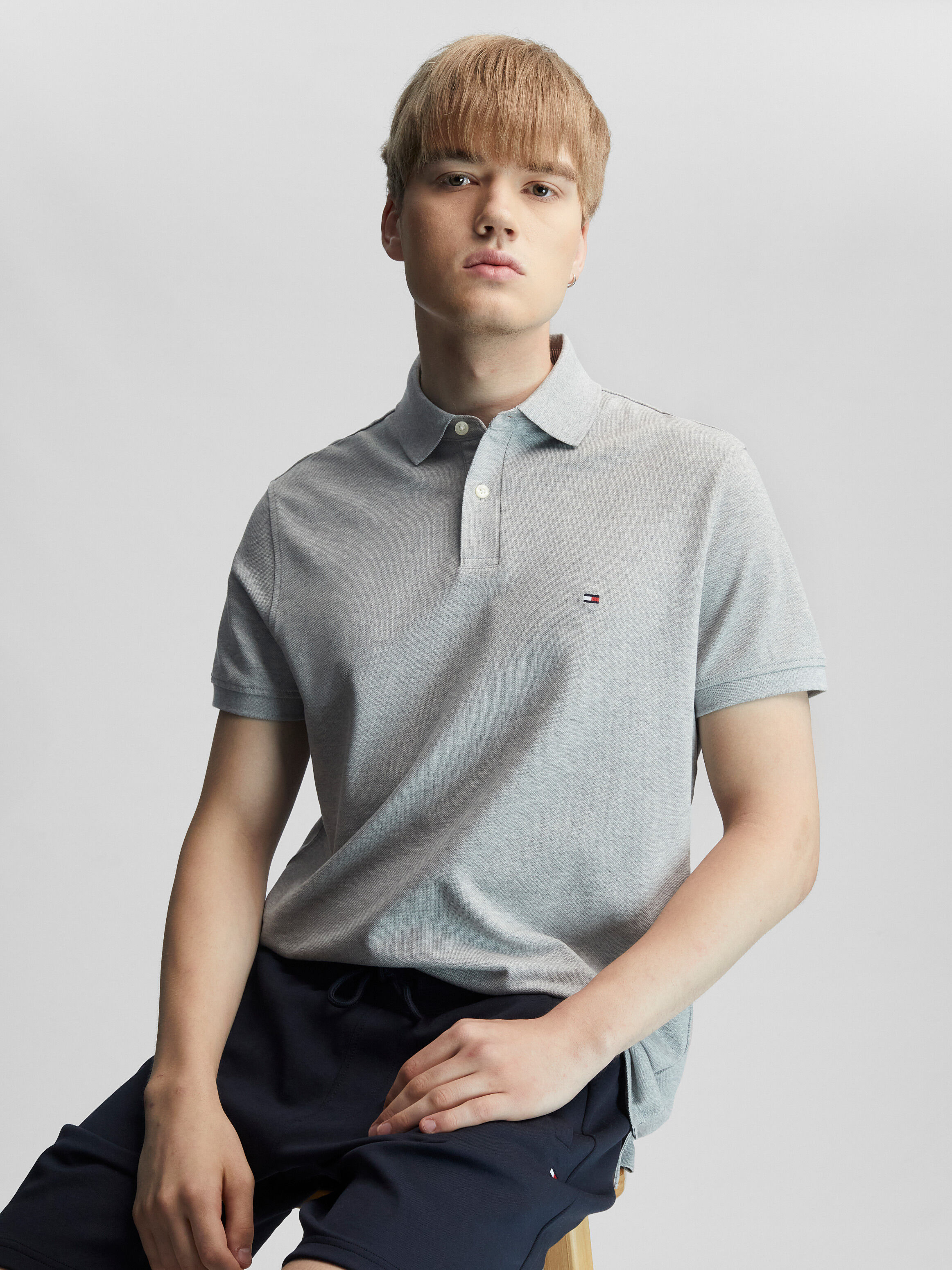 1985 Collection Regular Polo grey Tommy Hilfiger Malaysia
