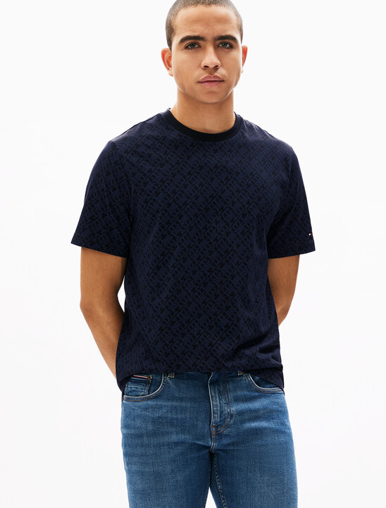 Monogram All Over Print T-Shirt, Desert Sky Monogram All Over Print T-Shirt