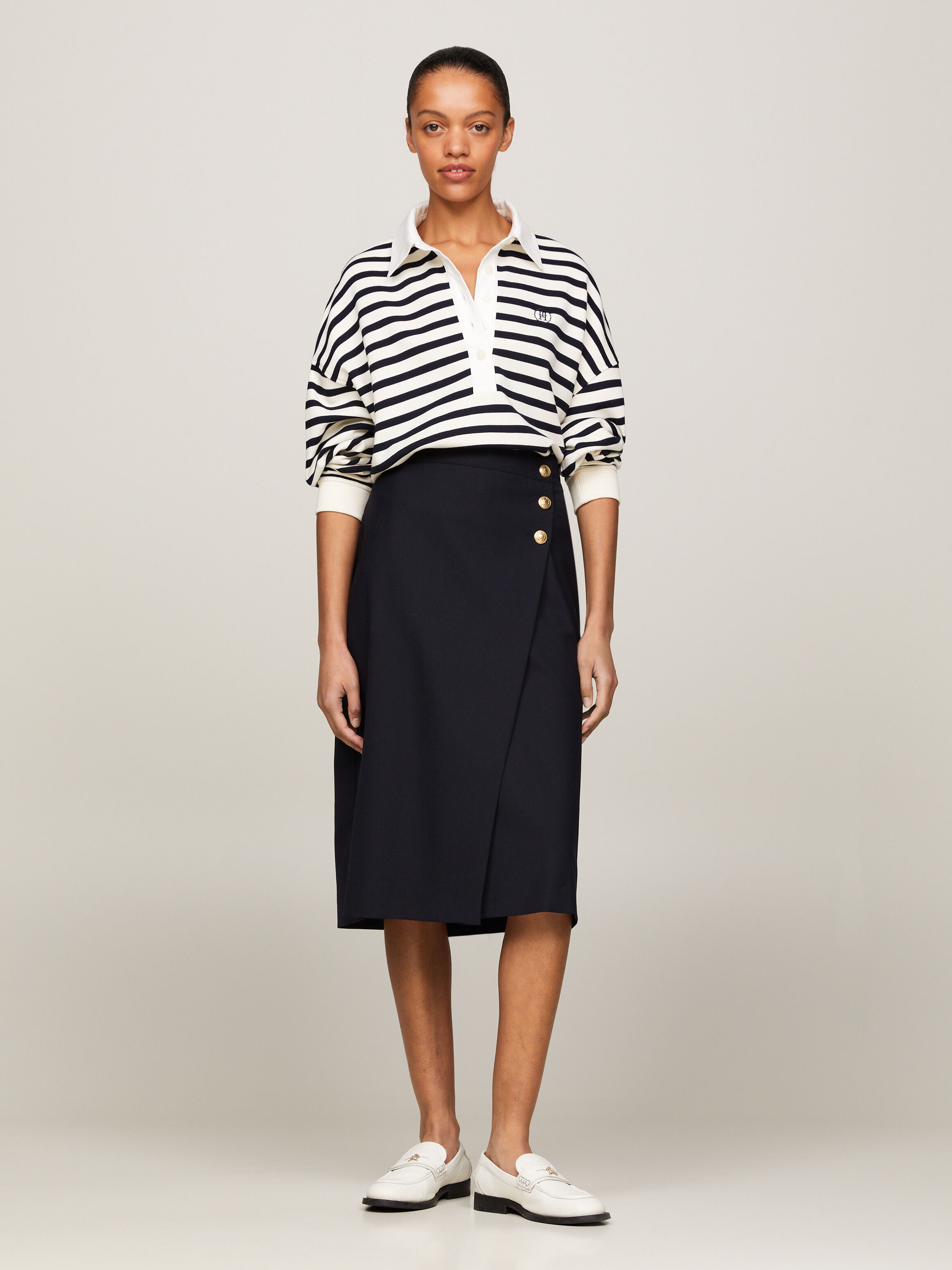 Button skirt malaysia deals