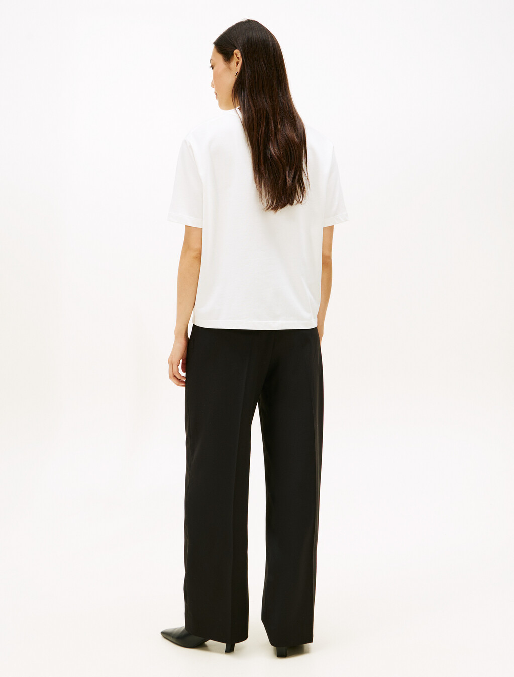 TH Crest Embroidery Relaxed T-Shirt, Ecru, hi-res