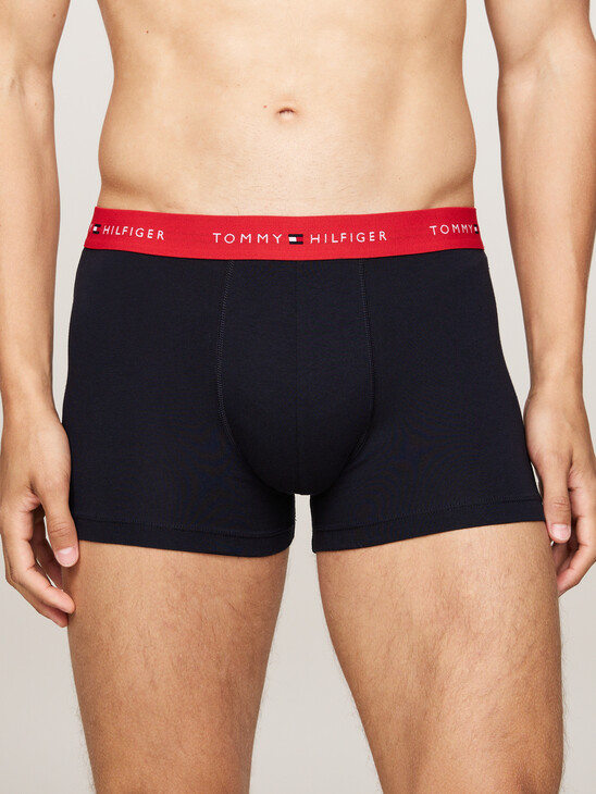 3-Pack Logo Waistband Trunks