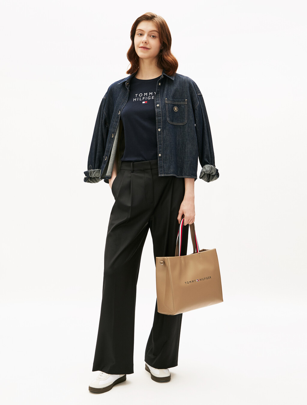 TH Established Shopper Tote, Safari Canvas, hi-res