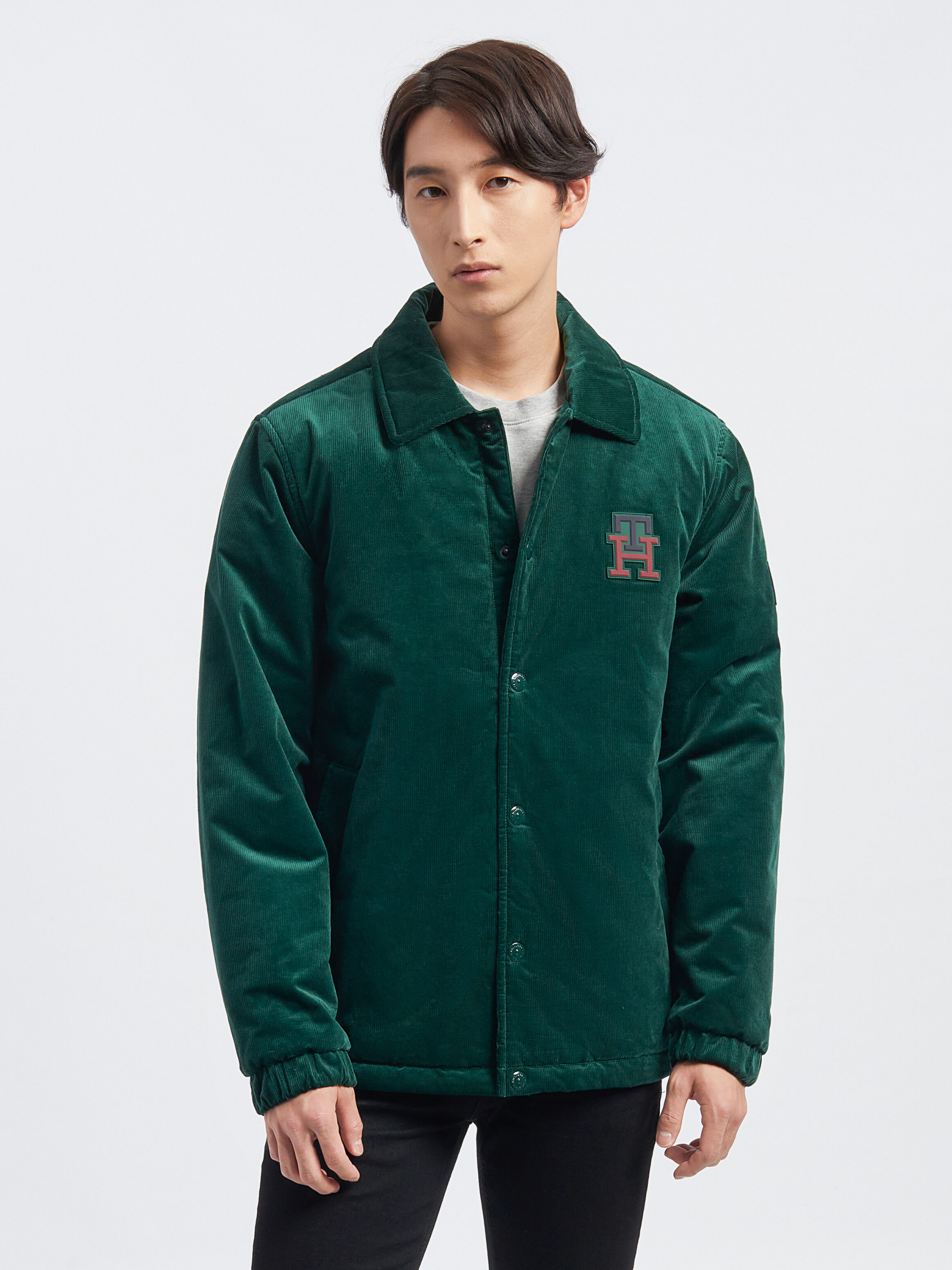 Corduroy Coach Jacket green Tommy Hilfiger Malaysia