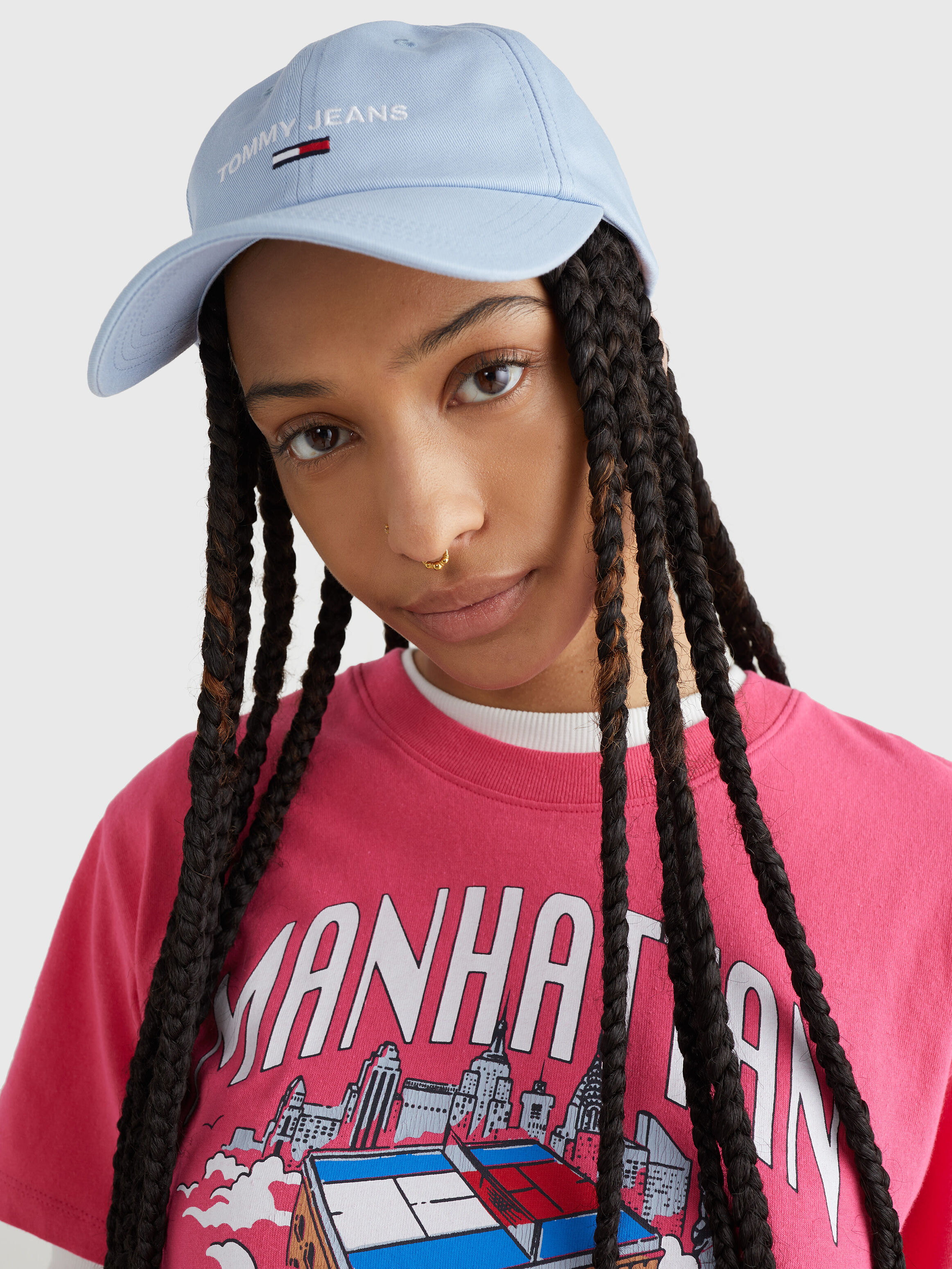 dad hat with braids