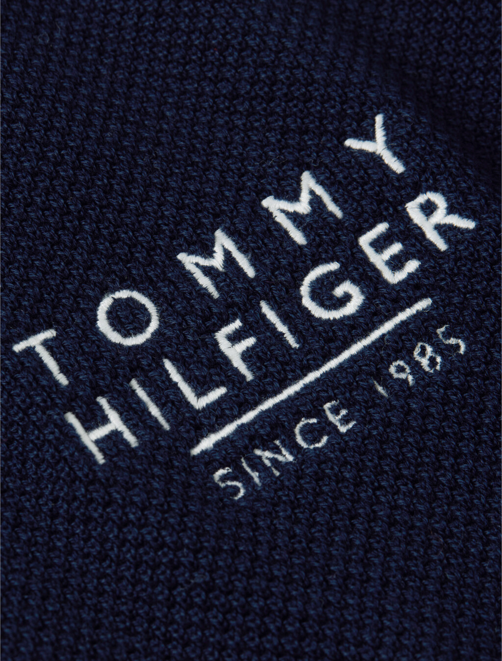 Regular Fit Signature Textured Polo Shirt, Carbon Navy, hi-res