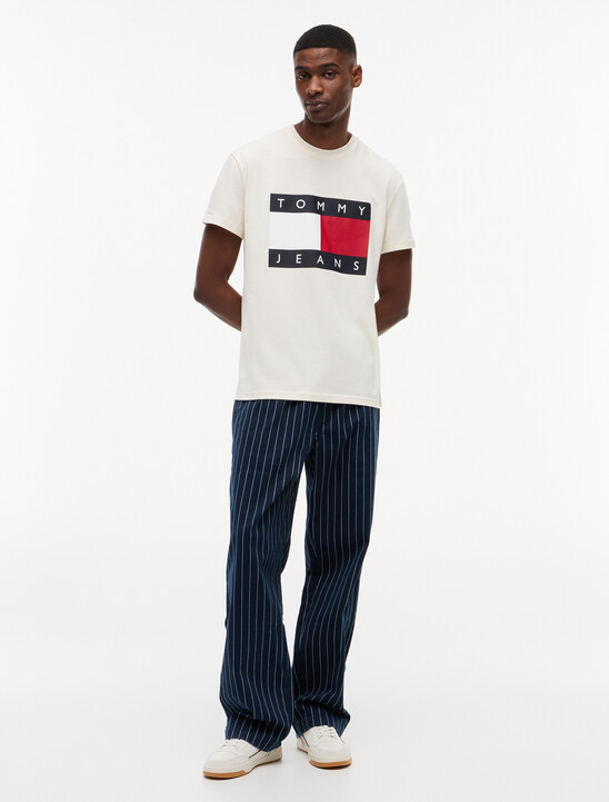 Flag Badge Crew Neck T-Shirt