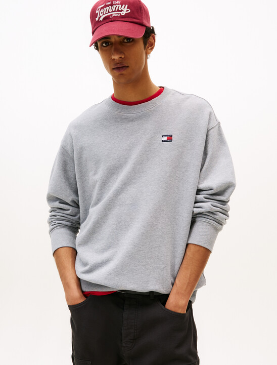 Logo Badge Relaxed Sweatshirt