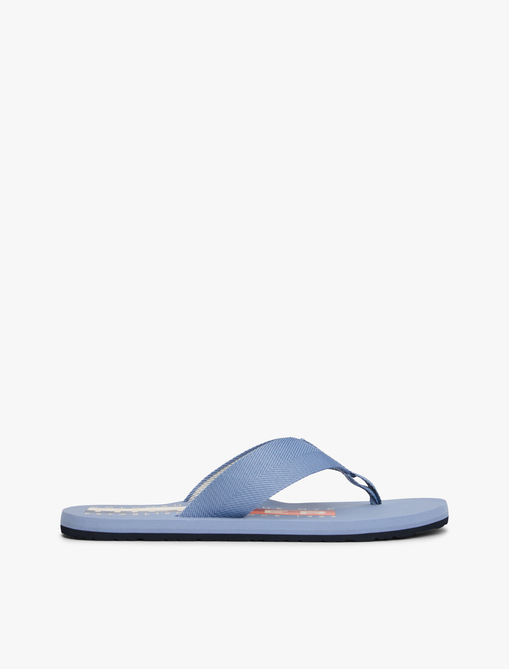 Webbing Strap Flip-Flops, Brisk Blue, hi-res