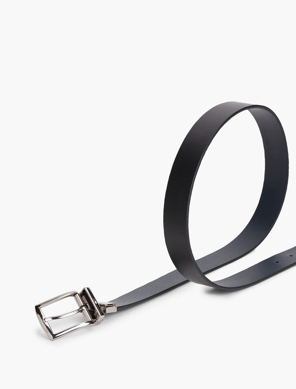 Reversible Leather Belt, Space Blue / Black, hi-res