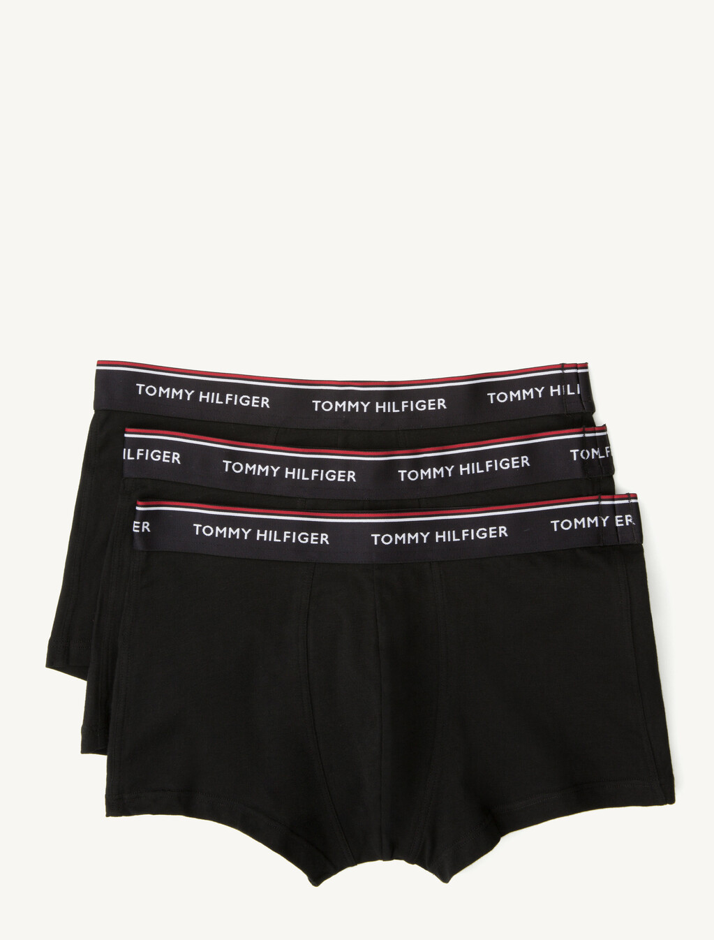 3-Pack Low Rise Trunks, Black, hi-res