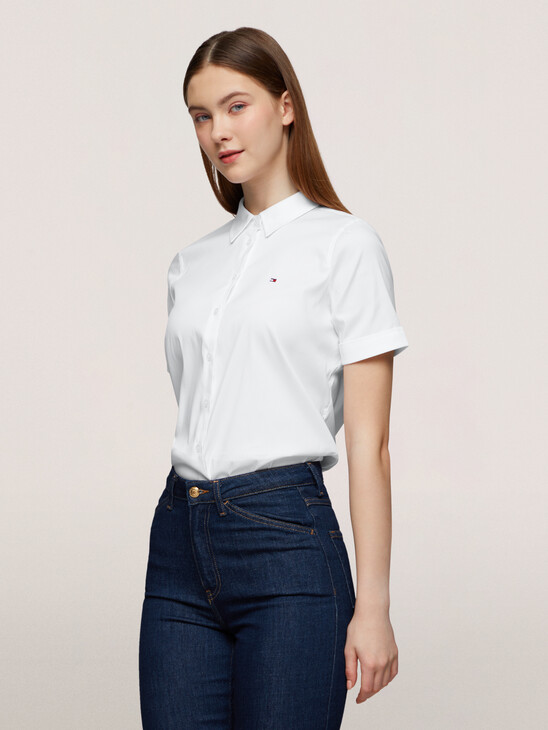 Stretch Cotton Relaxed Shirt