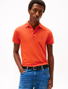1985 Collection Slim Fit Polo, Brilliant Orange, hi-res