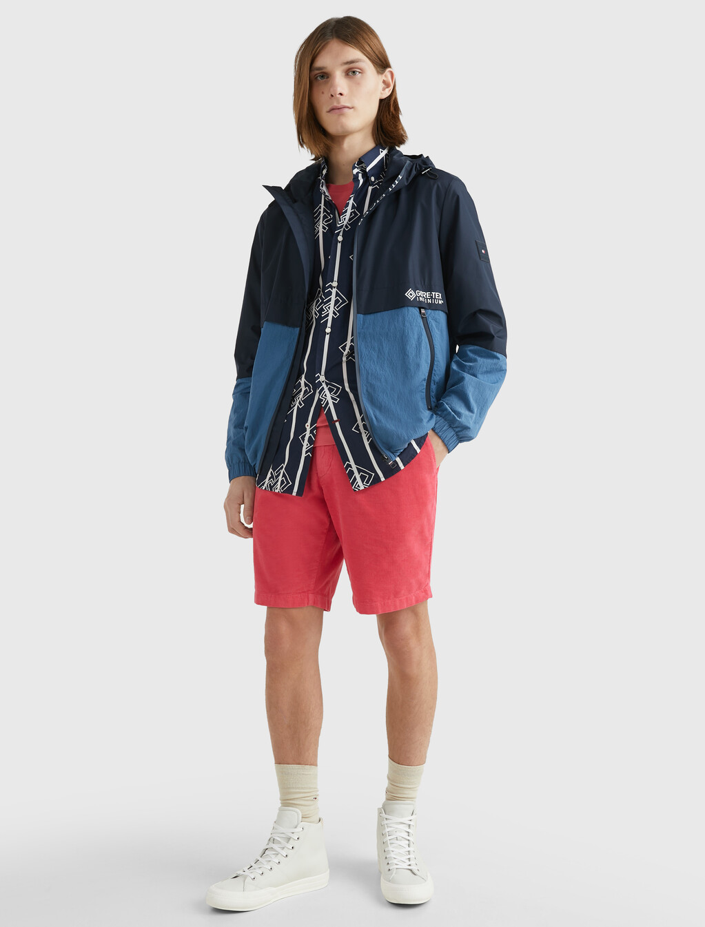 Harlem Corduroy Relaxed Fit Shorts, Deep Crimson Fruit, hi-res