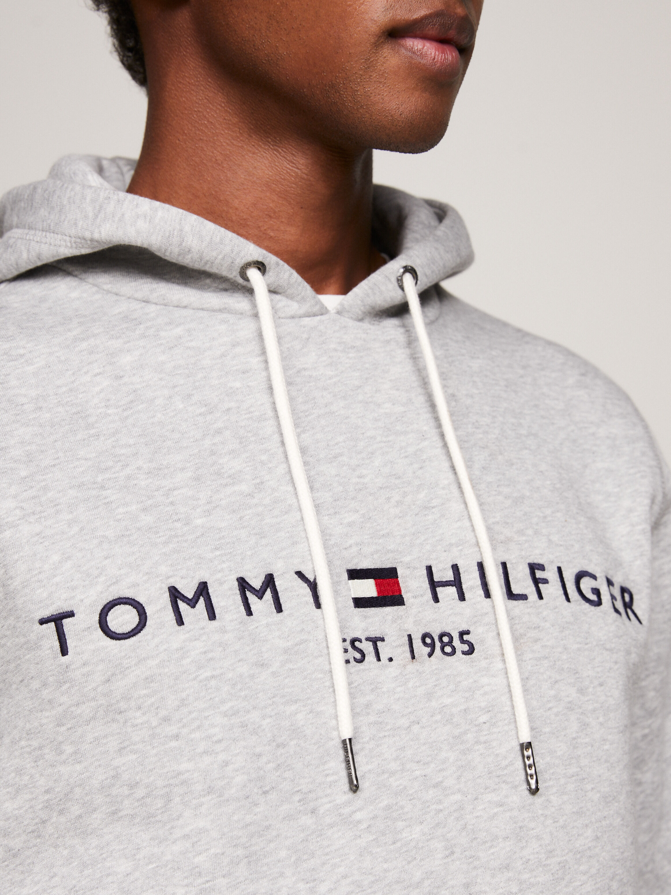 Tommy grey hoodie cheap