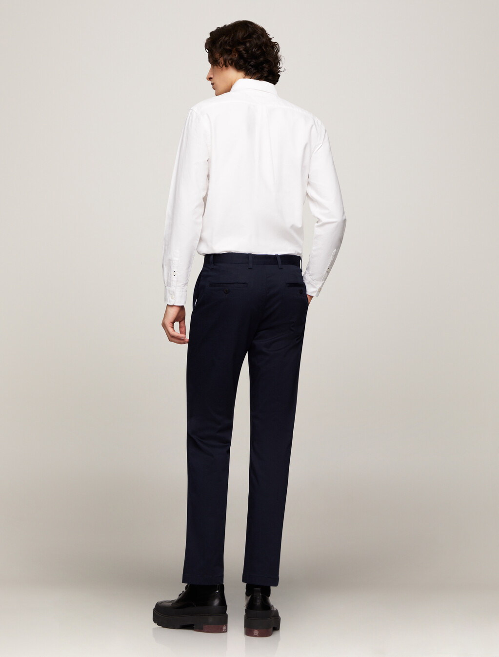 Organic Cotton Oxford Shirt, Optic White, hi-res