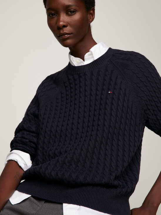 Cable Knit Relaxed Fit Jumper