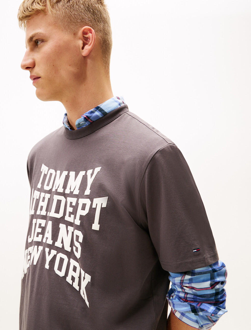 90s Crew Neck T-Shirt, Washed Black, hi-res