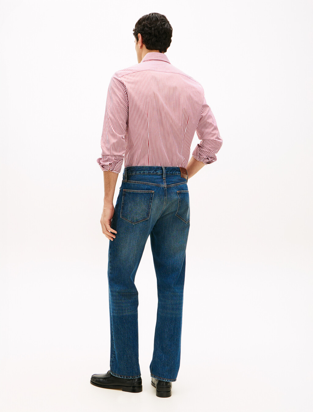 Dover Whiskered Regular Straight Leg Jeans, Dennis Blue, hi-res