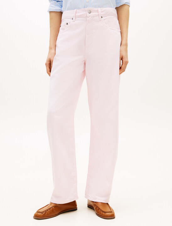 Mid Rise Barrel Leg Jeans