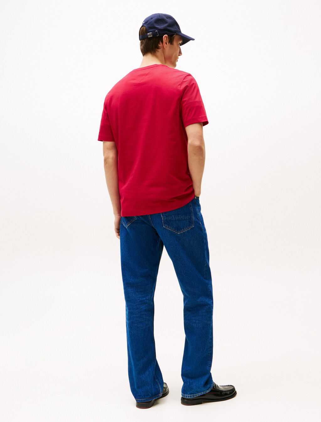 Exclusive Script Logo Jersey T-Shirt, Medium Red, hi-res