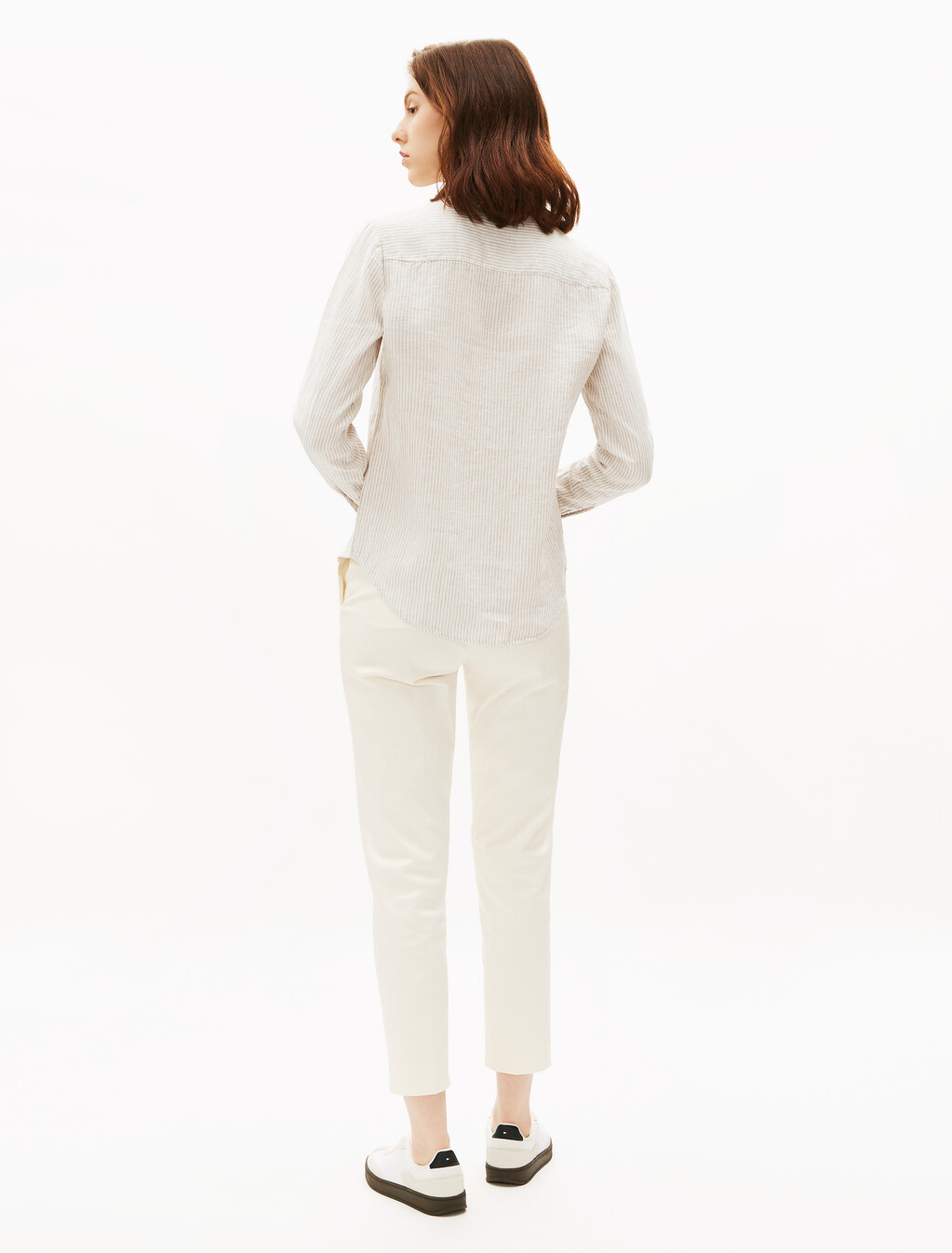 Asia Fit Essential Linen Relaxed Shirt, Classic Ithaca/ Sandalwood, hi-res