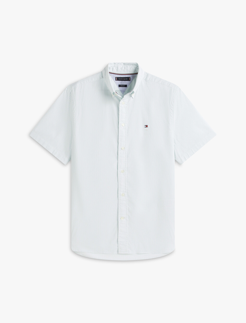 Asia Fit Lightweight Stripe Oxford Shirt, Crushed Mint / Stripe, hi-res