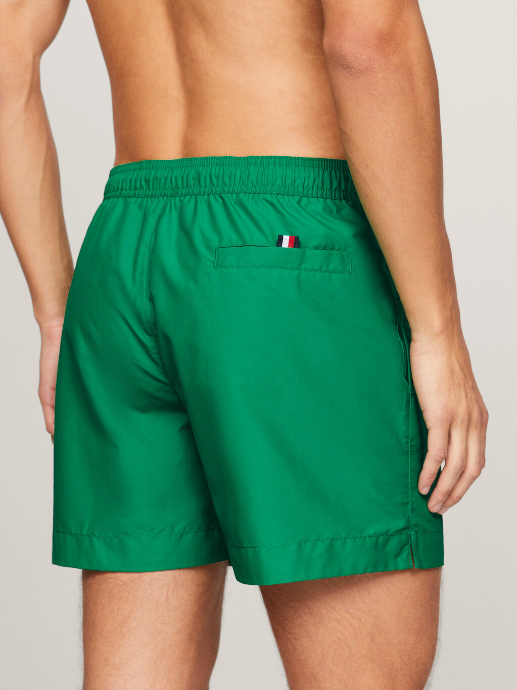 Original Logo Mid Length Swim Shorts, Olympic Green, hi-res