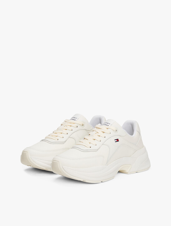 Leather Chunky Trainers