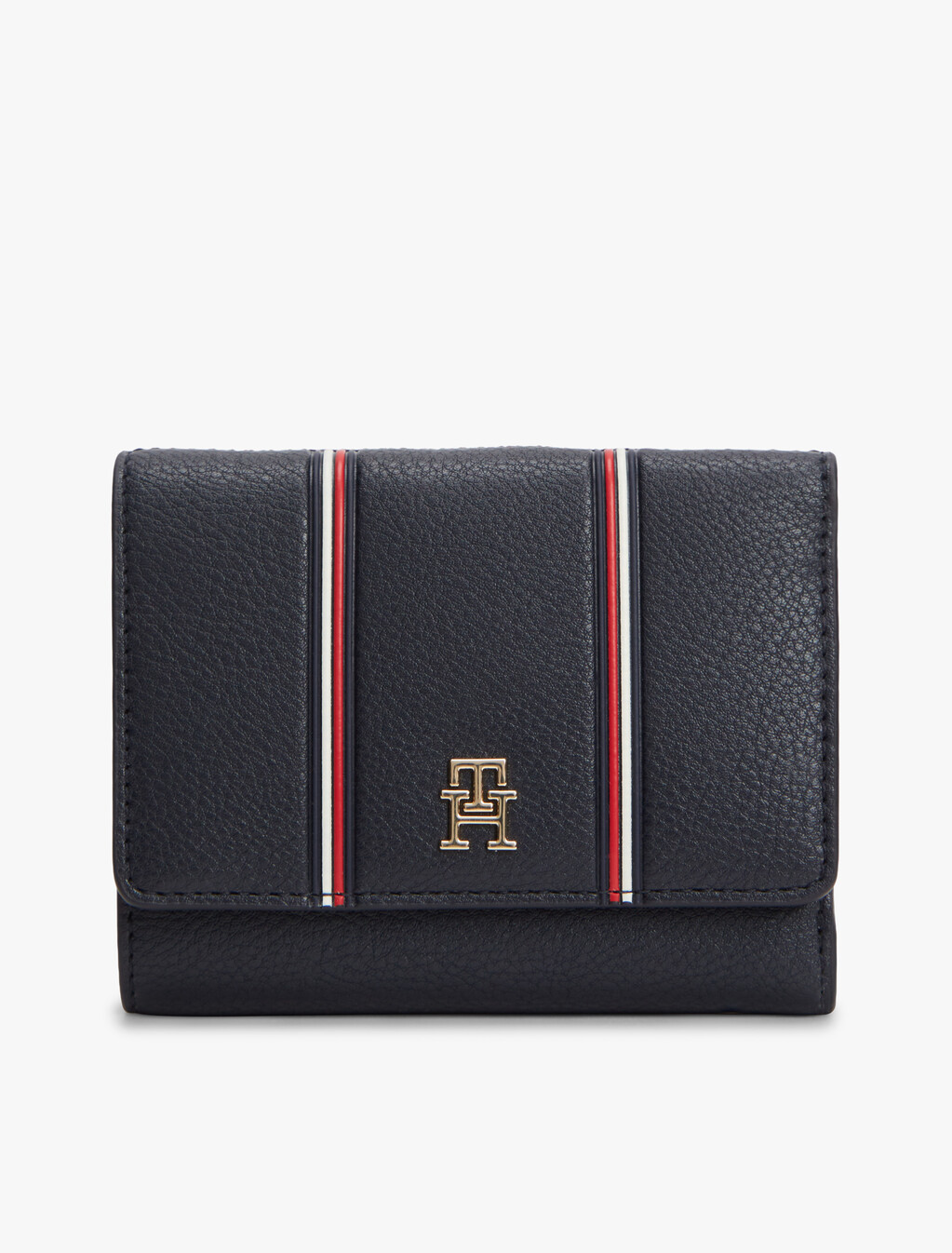 Hilfiger Icon Signature Trifold Wallet, Space Blue, hi-res