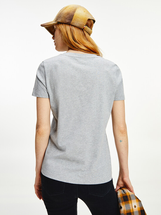Metallic Logo Embroidery T-Shirt Metallic Logo Embroidery T-Shirt