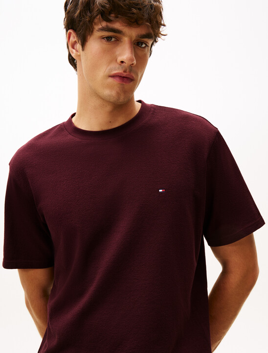 Textured Crepe T-Shirt