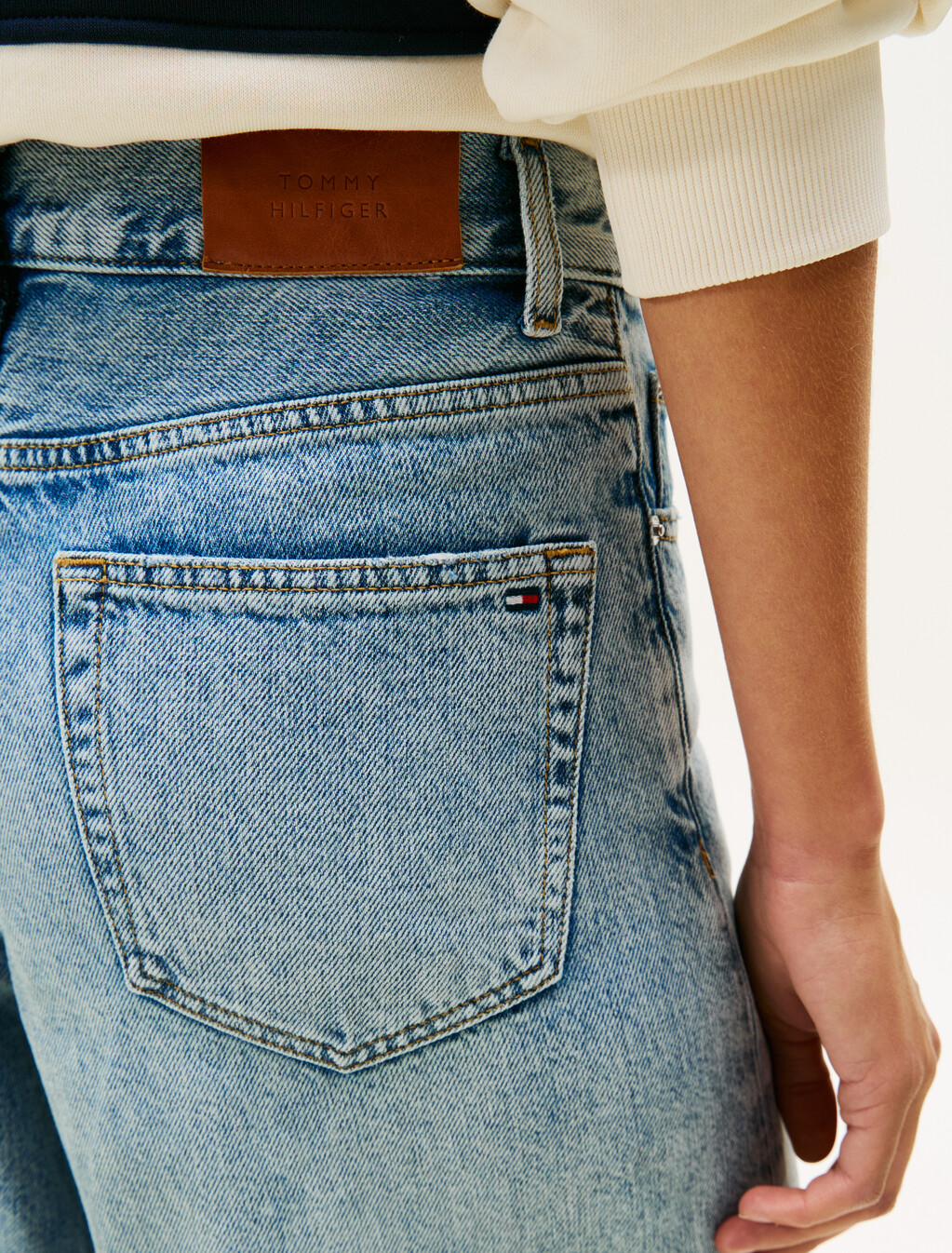 Twist '70s High Rise Wide Leg Jeans, Glis, hi-res