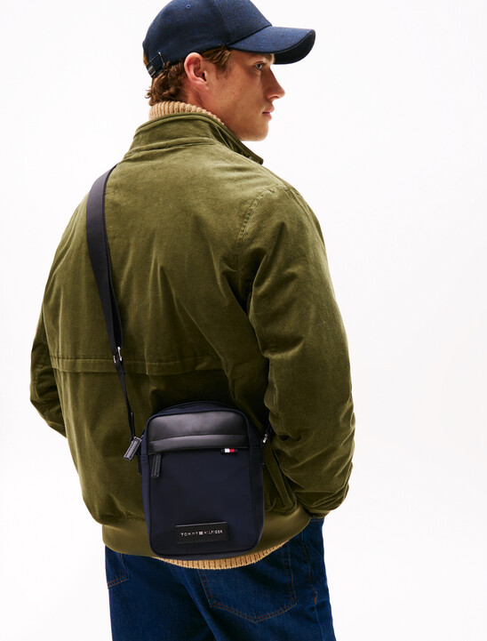 Logo Patch Crossbody Reporter Bag