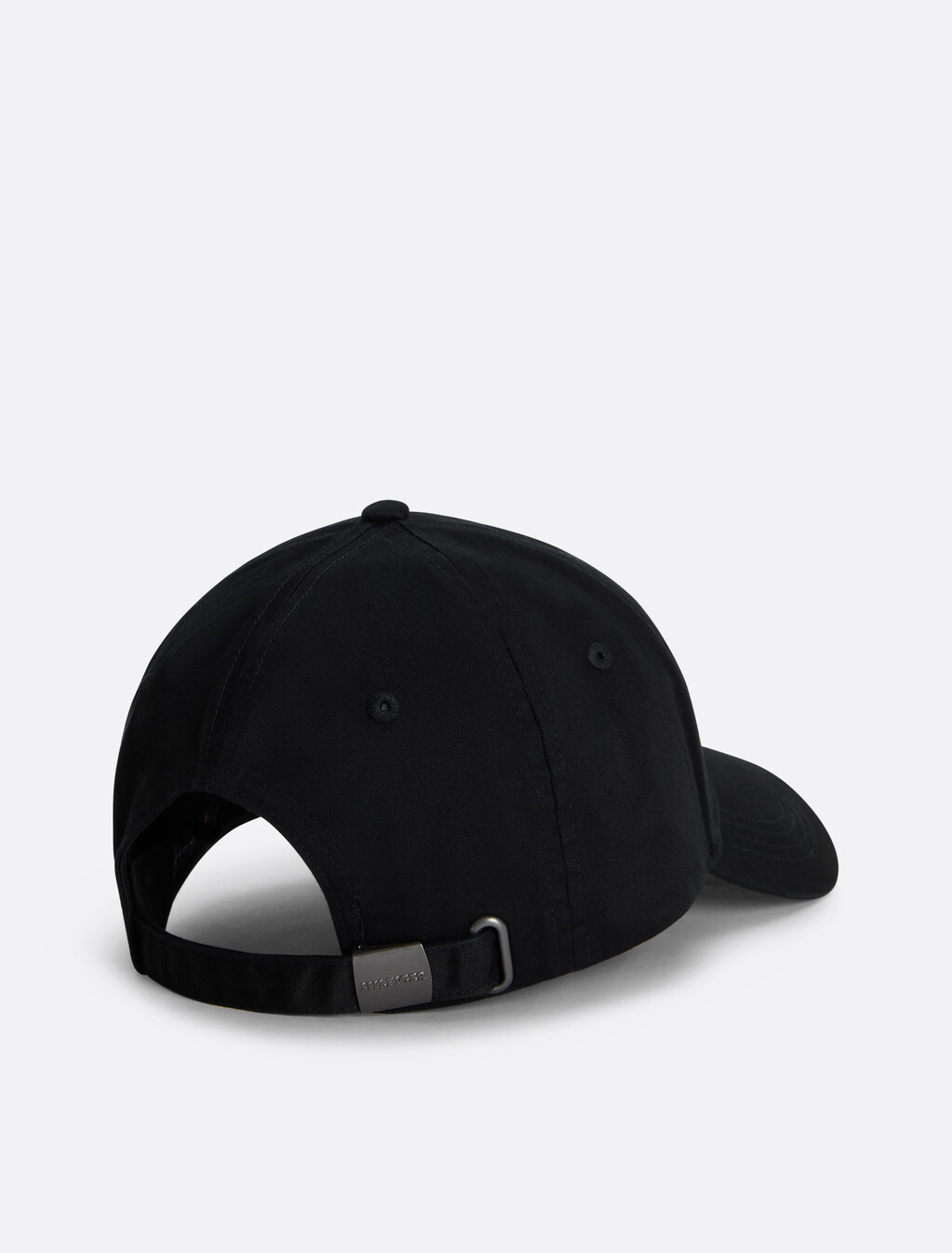 Hilfiger Monotype Six-Panel Baseball Cap, Black, hi-res