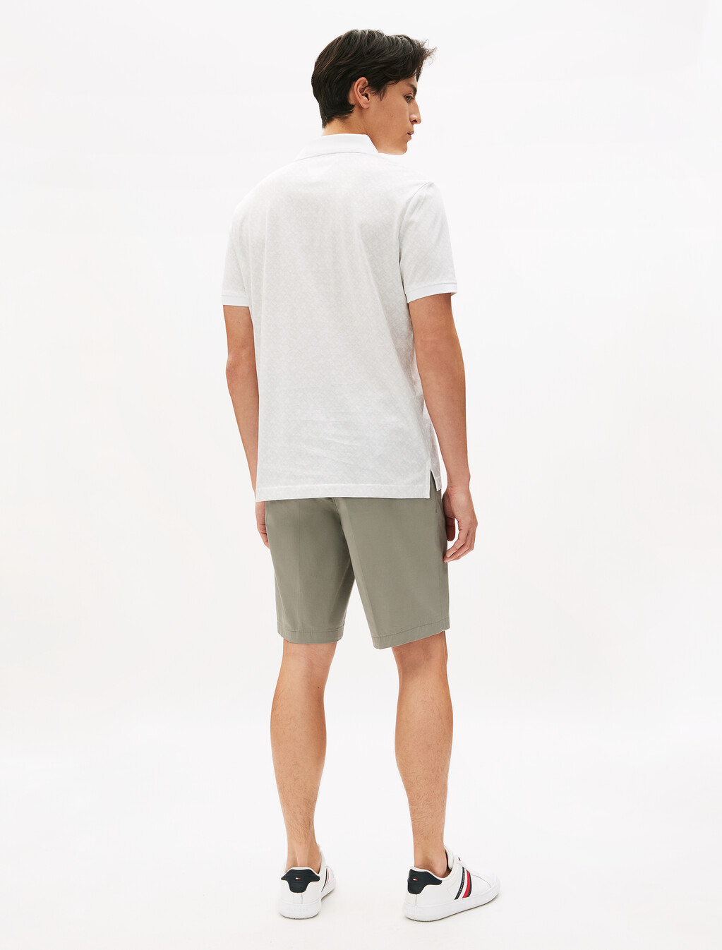 Monogram Regular Polo, Aop White, hi-res