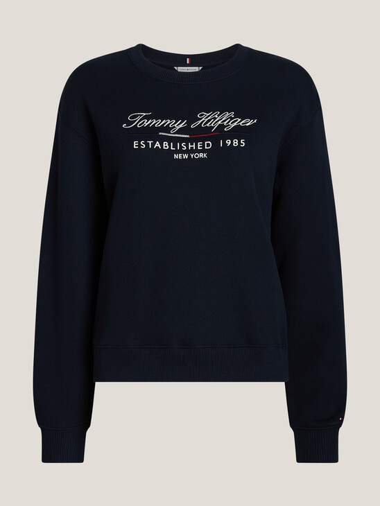 Script Logo Crew Neck Sweatshirt