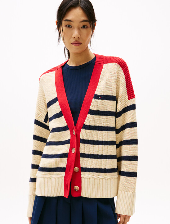 Relaxed V-Neck Cardigan