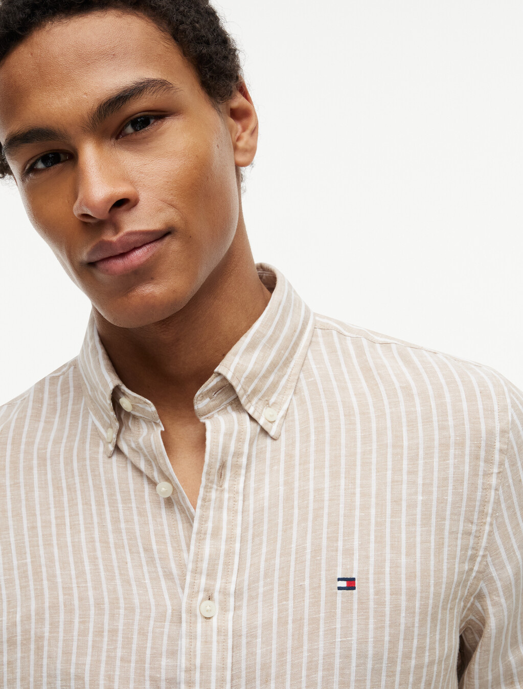 Asia Fit Bengal Stripe Regular Shirt, Sandalwood / Stripe, hi-res