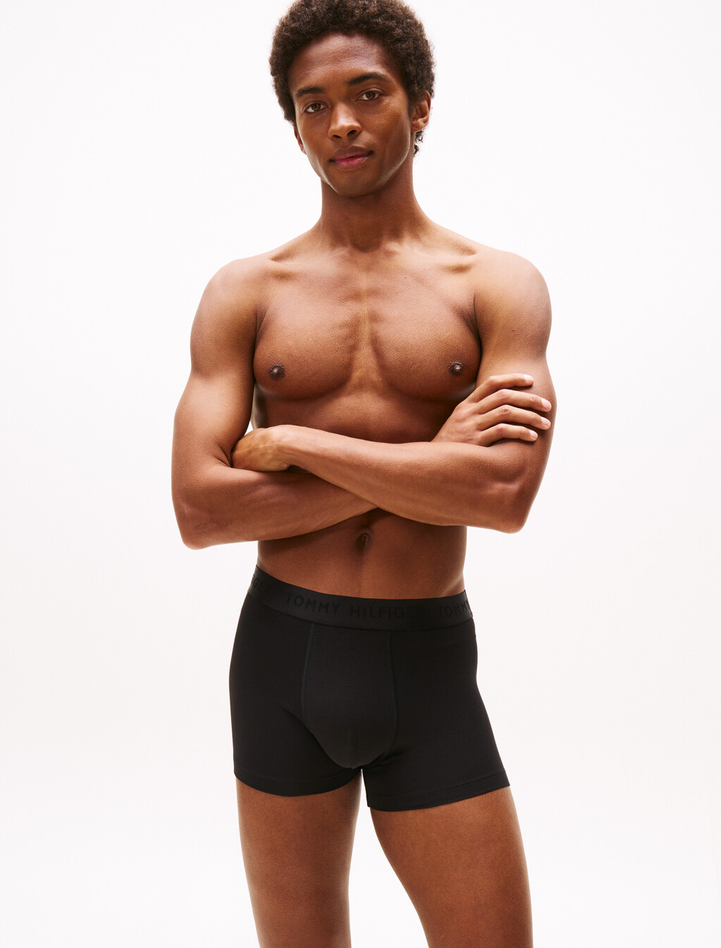 3-Pack Tonal Logo Trunks, Prp Nvy/Orn Grn/Blk, hi-res