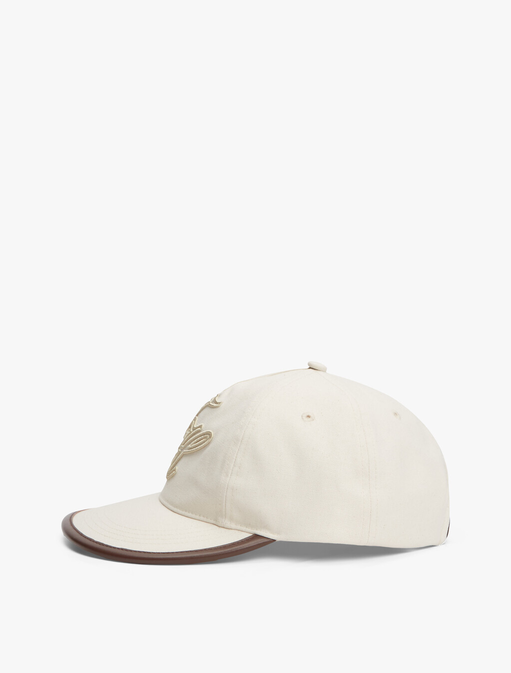 Logo Embroidery Five-Panel Baseball Cap, Nautral, hi-res