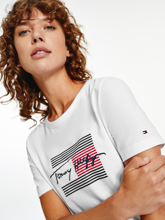 Pure Organic Cotton Signature Logo T-Shirt Pure Organic Cotton Signature Logo T-Shirt