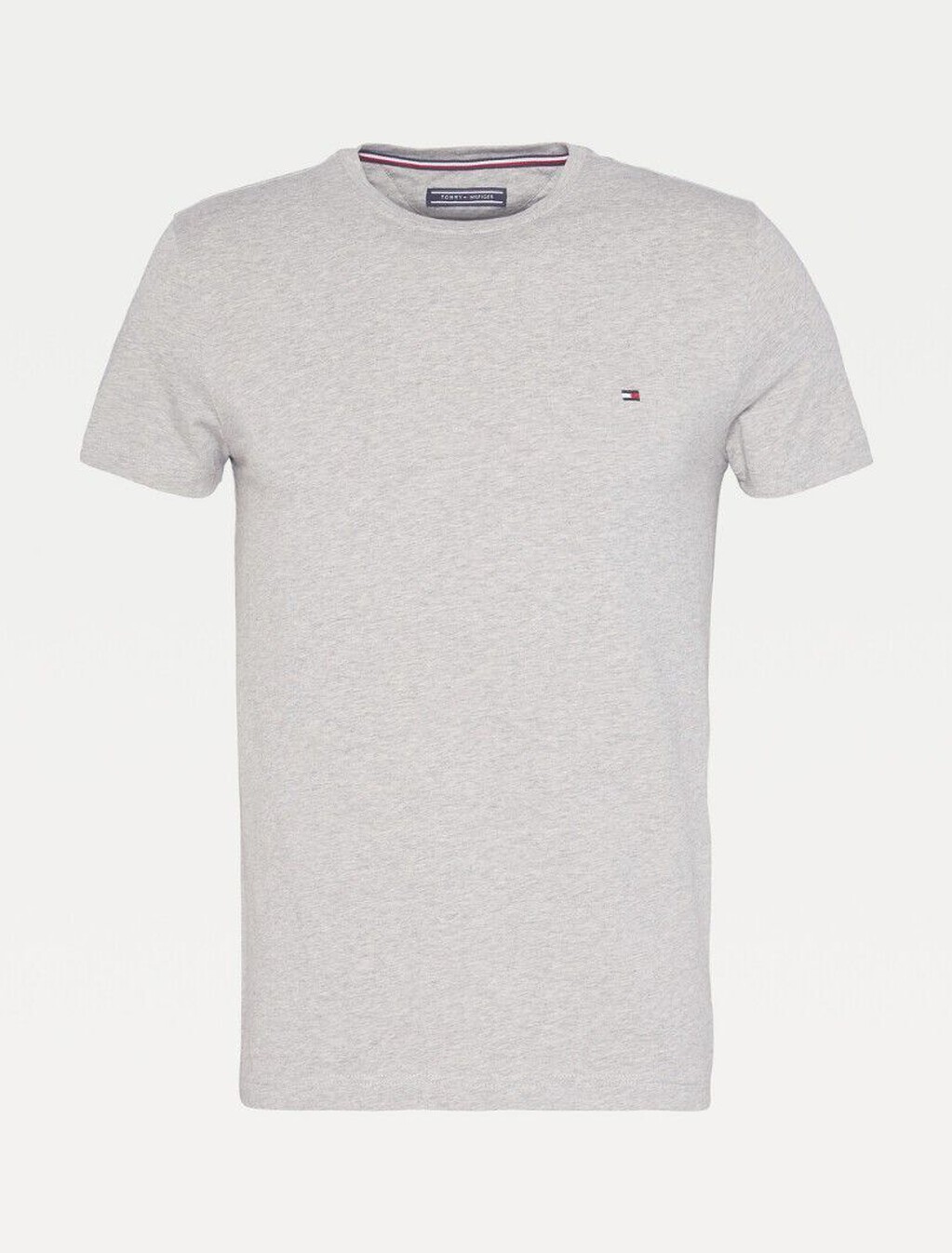 Slim Fit Stretch Tee, BRIGHT WHITE, hi-res